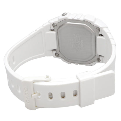 Casio W-215H-7A2V Quartz Watch Pink Dial White Resin Band Japan Import
