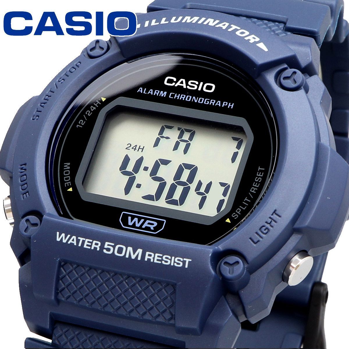 Casio W-219H-2AV Digital Watch — Japan Import