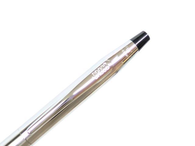Cross Classic Century silver ballpoint pen with black ink, metal body, 5.2 inches long