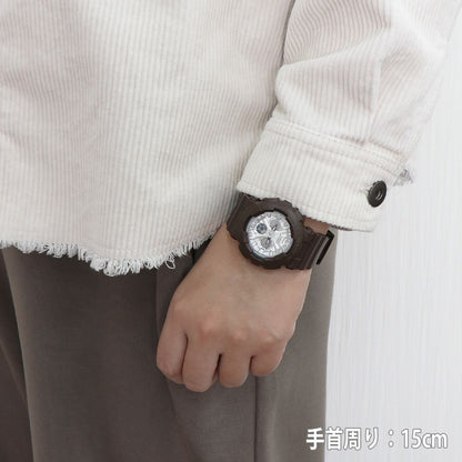Casio Baby-G BA-130 Series Women’s Watch Model BA-130SW-5A Brown Resilient Resin Digital and Analog Japan Import
