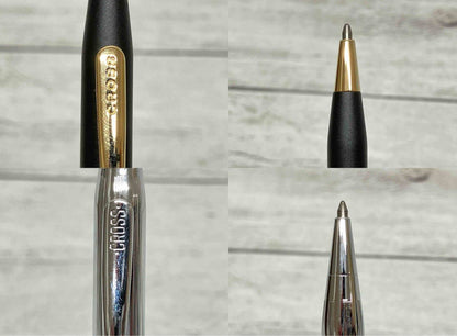 Cross Brand Two Black and Silver Twist Ballpoint Pens