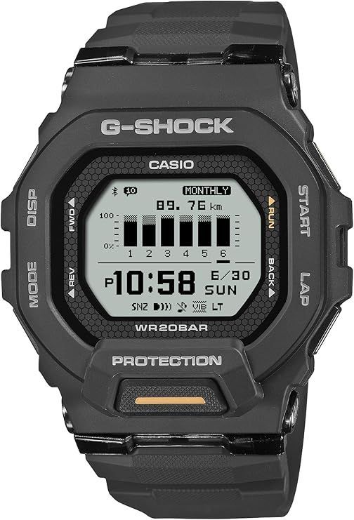G-Shock G-Squad GBD-200-1A1JF Digital Watch with Resin Band and Case — Japan Import