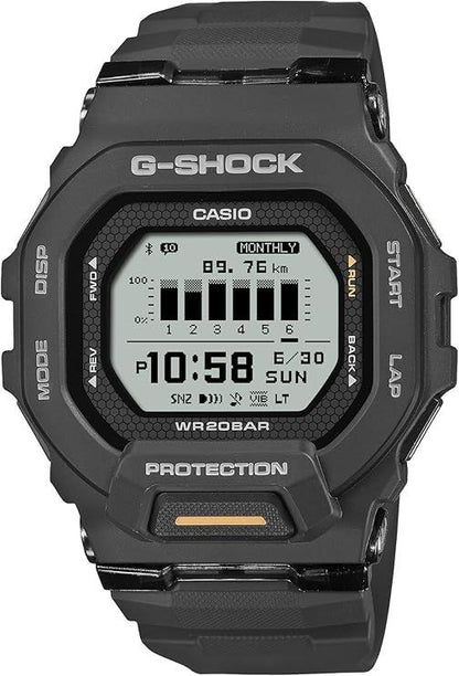 G-Shock G-Squad GBD-200-1A1JF Digital Watch with Resin Band and Case — Japan Import