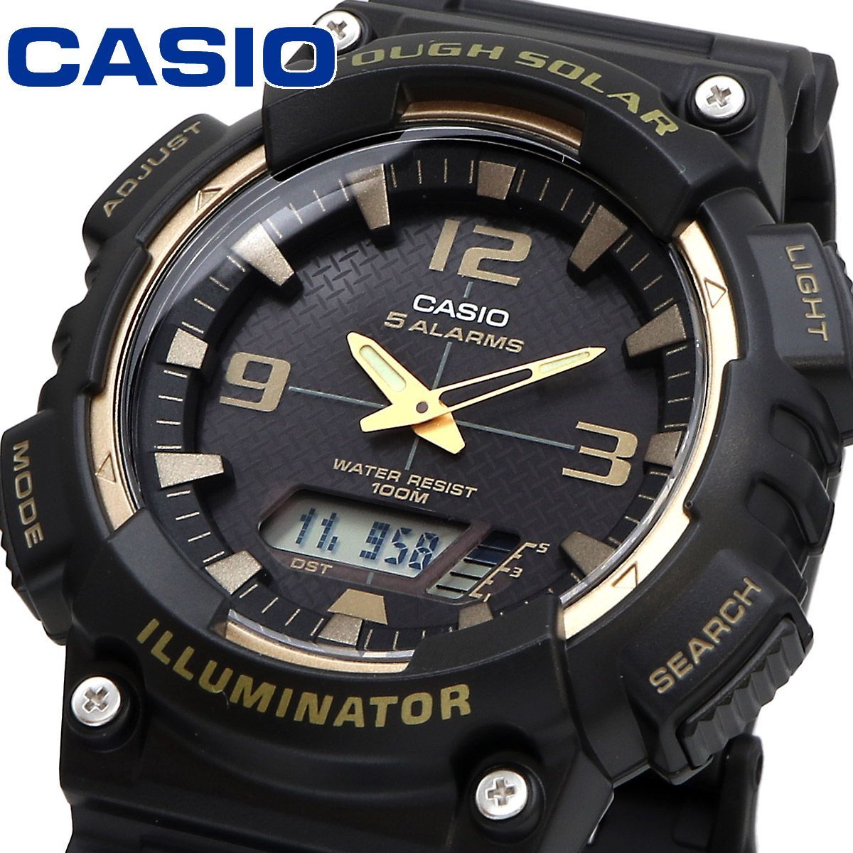 Casio AQ-S810W-1A3V Series Digital Watch with Tough Solar and World Time — Japan Import