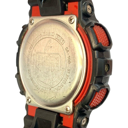 Casio G-Shock GA-100-1A4DR Combination Model Black and Red Analog Digital Quartz Watch — Japan Import