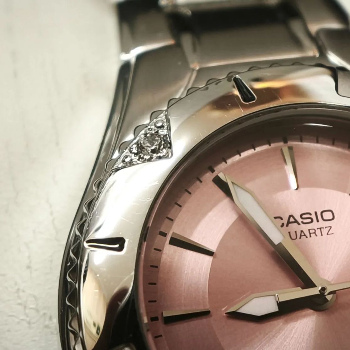 Casio Series LTD-1035A-4AJF Analog Watch with Pink Dial and 10 ATM Water Resistance — Japan Import