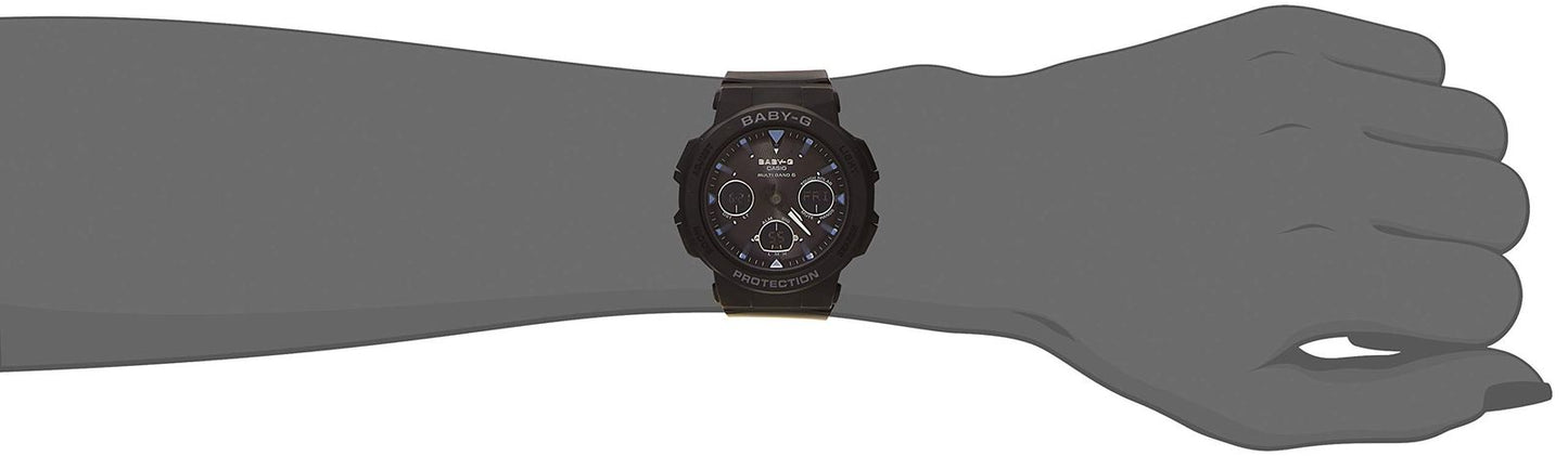 Casio Baby-G BGA-2500-1AJF Radio Solar Watch for Women Black — Japan Import