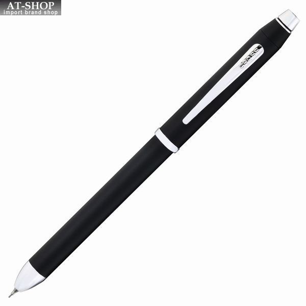 Cross Multi-Function Pen Model AT0090-3ST Black with Red and 0.5mm Mechanical Pencil — Japan Import