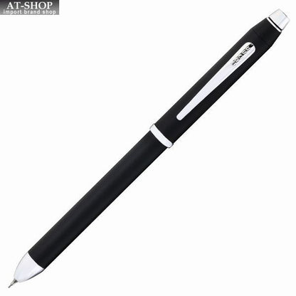 Cross Multi-Function Pen Model AT0090-3ST Black with Red and 0.5mm Mechanical Pencil — Japan Import