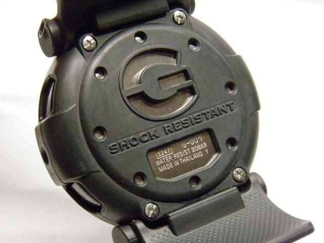 Casio G-Shock G-001 OneHundred Athletic Jason Model Black Used — Japan Import