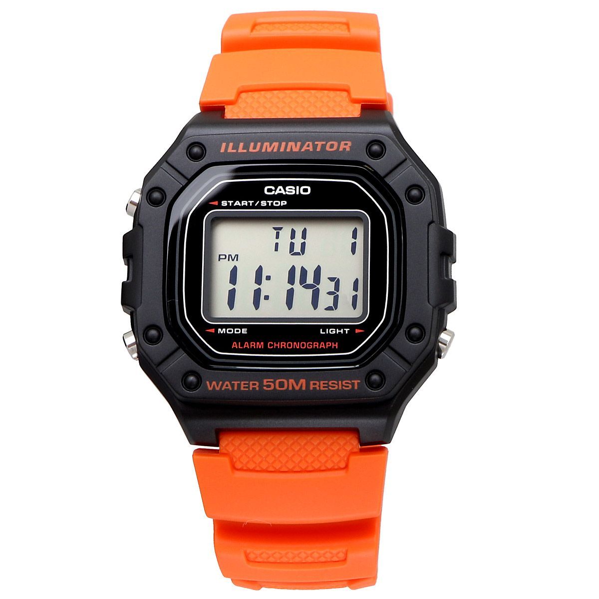 Casio Cheap Casio W-218H-4B2V Model Resistor Resin Quartz Watch — Japan Import