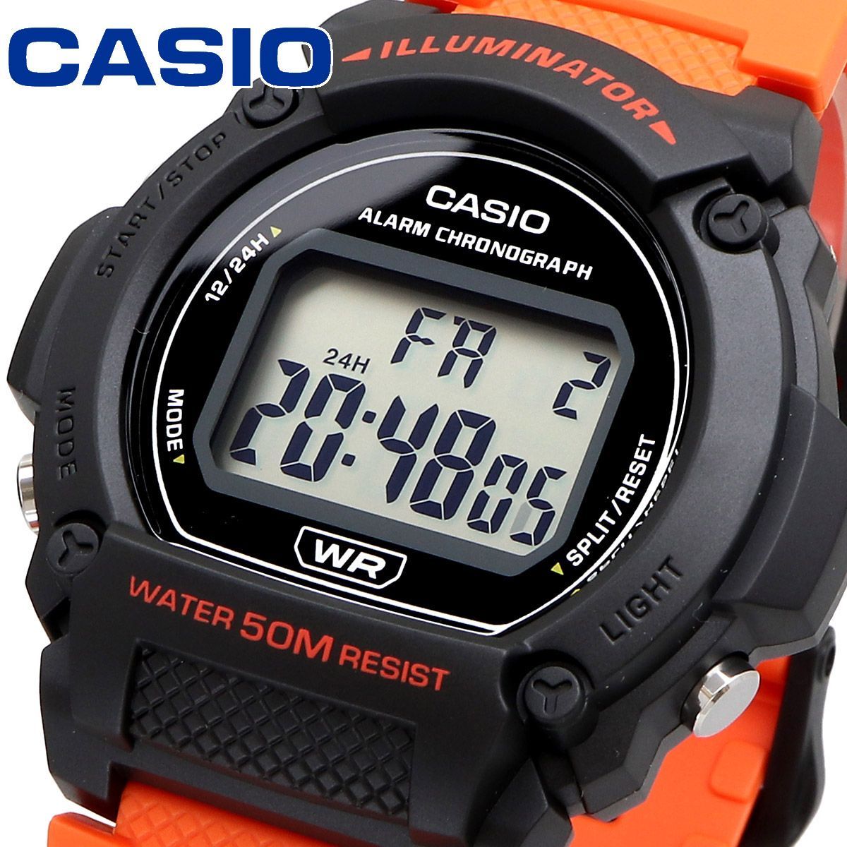 Casio Cheap Casio W-219H-4AV Digital Watch Model Japan Import
