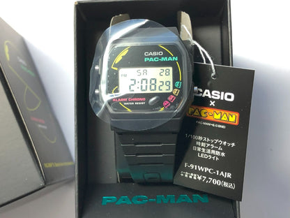 Casio Classic F-91WPC-1AJR PAC-MAN Collaboration Model — Japan Import