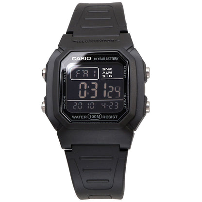 Casio W-800H-1BV Digital Watch with Resin Case and Band Japan Import