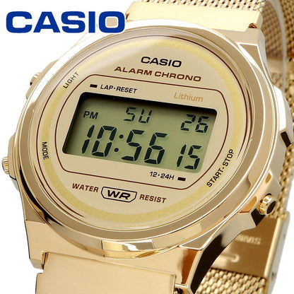 Casio Herren Cheap Casio A171WEMG-9A Analog Watch — Japan Import