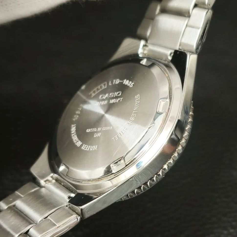 Casio Series LTD-1035A-4AJF Analog Watch with Pink Dial and 10 ATM Water Resistance — Japan Import