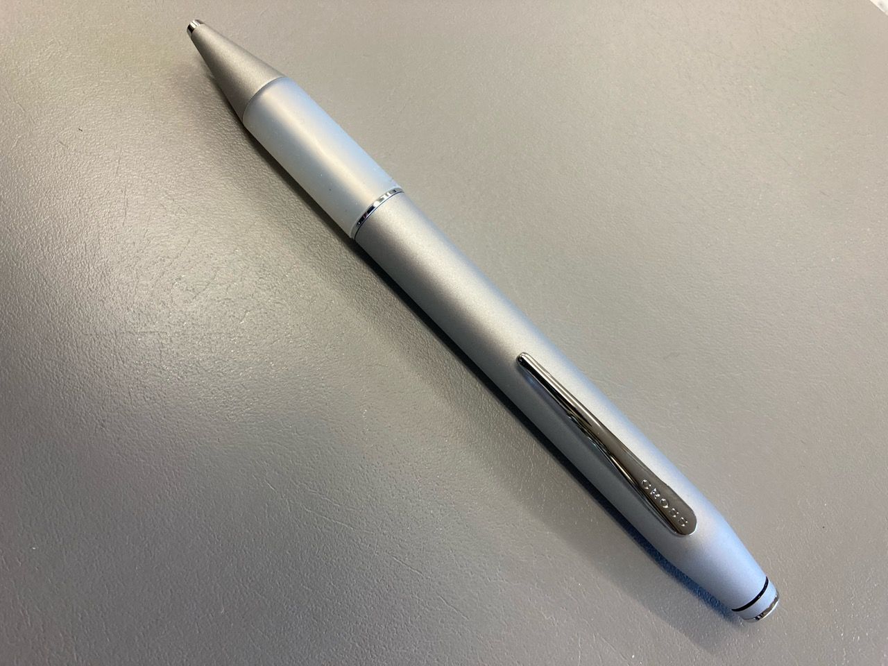 Cross Easy Writer Ballpoint Pen Silver Model 202sv Japan Import body only no box