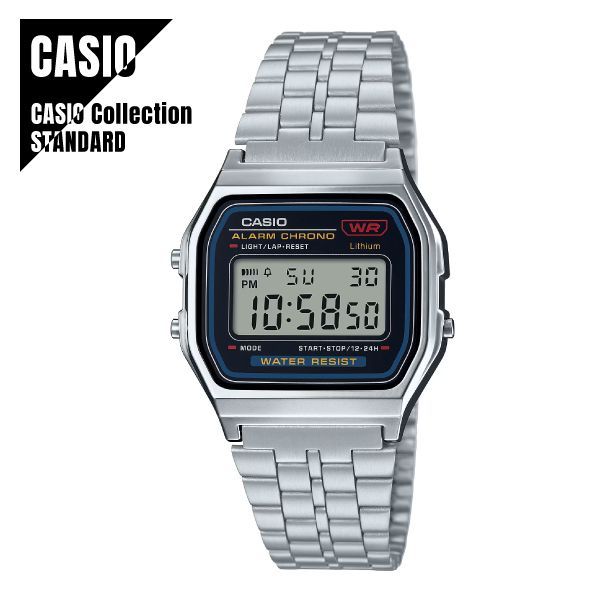 Casio Standard Digital Metal Band Watch A159WA-N1JH Japan Import