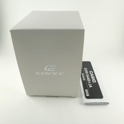 Casio Edifice EFR-S108 Series Model EFR-S108DJ-7AJF Silver Watch with Sapphire Glass and 100m Water Resistance — Japan Import