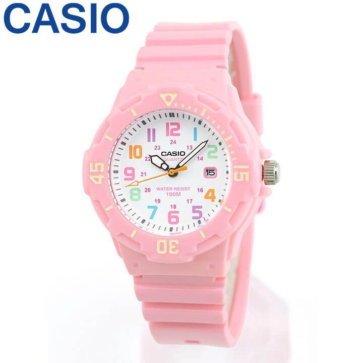 Casio Plastic Watch LRW-200H-4B2 Pink Men and Women Waterproof Quartz Analog Wristwatch Japan Import