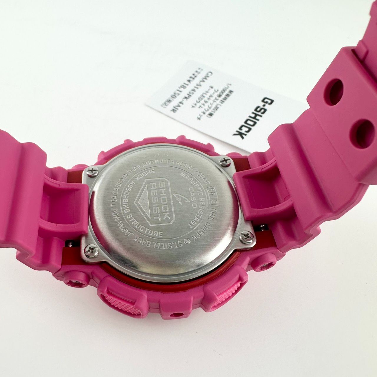Casio G-Shock GMA-S145PK-4AJR Ladies Pink Watch With Environmentally Friendly Materials — Japan Import