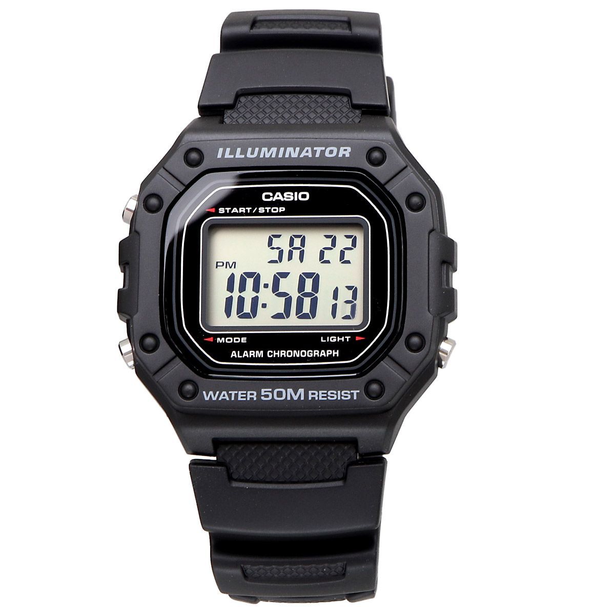 Casio W-218H-1AV Cheap Casio Retro Digital Watch — Japan Import