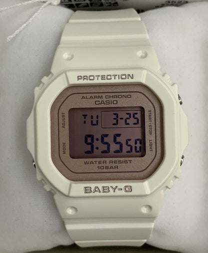 Casio BGD-565SC-4JF Women's Watch White and Pale Pink BiColor Compact Model — Japan Import
