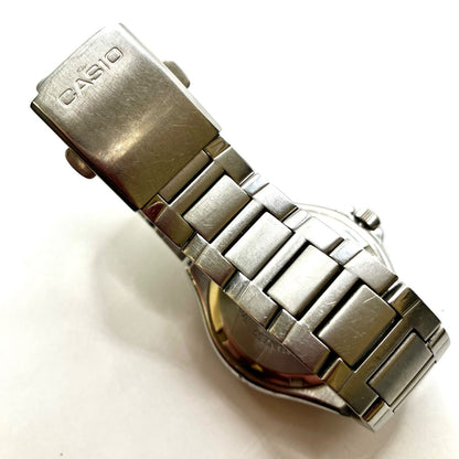 Casio MTP-1228DJ Analog Metal Series Watch Silver Blue — Japan Import
