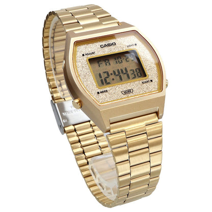 Casio Digital Watch B640WGG-9 with Gold Digital Display for Men and Women — Japan Import