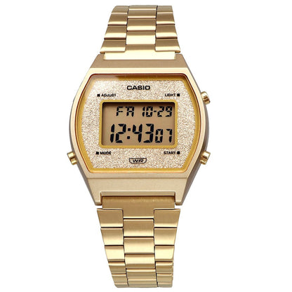 Casio Digital Watch B640WGG-9 with Gold Digital Display for Men and Women — Japan Import