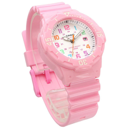 Casio LRW-200H-4B2V Watch – Rectangular Resin Case Pink Band — Japan Import