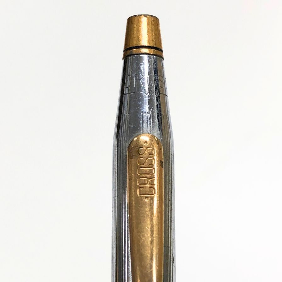 Cross Century Twist Ballpoint Pen Model AFI10 Silver Gold Combo Japan Import