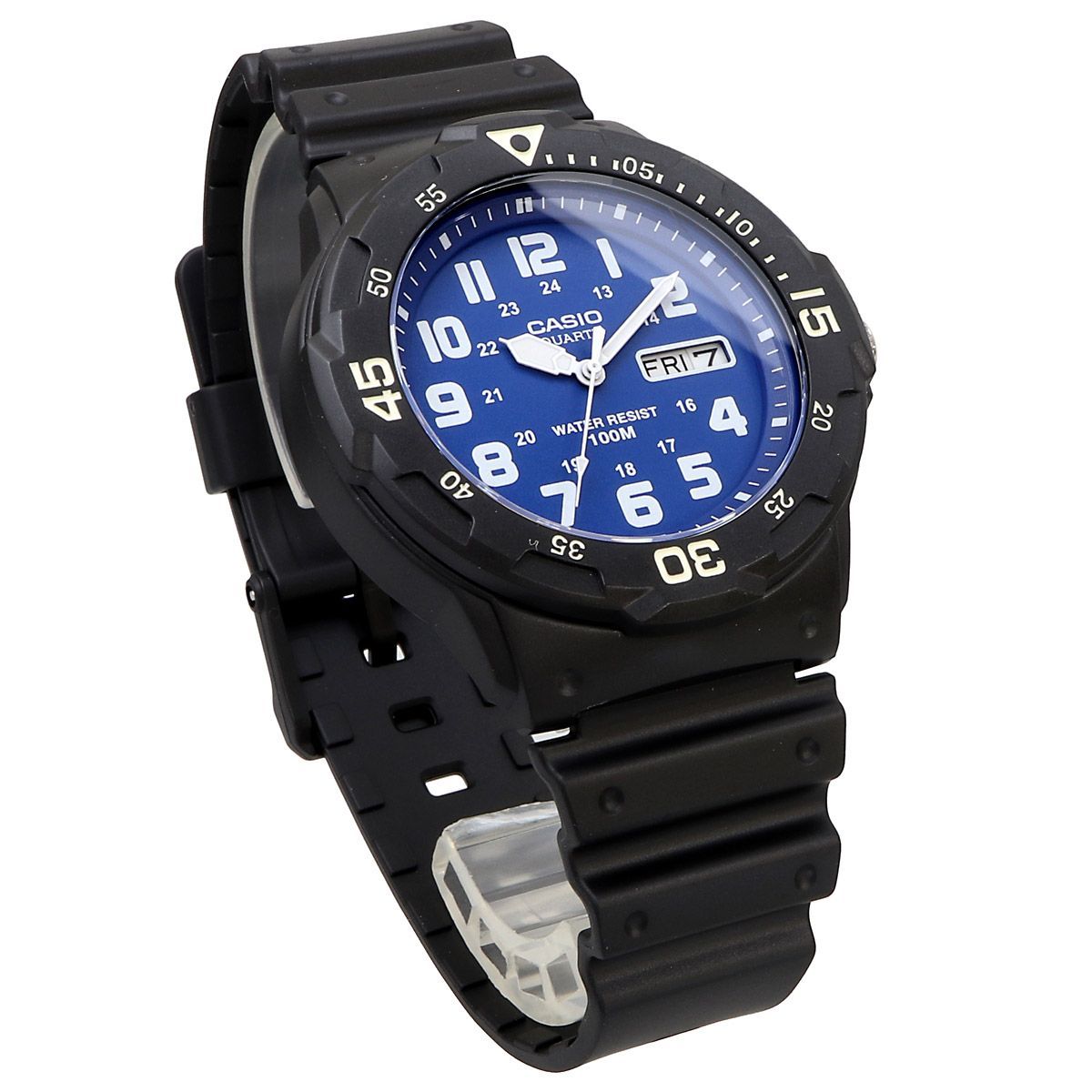 Casio MRW-200H-2B2V Digital Watch Men Quartz Resin Band Navy Blue Analog — Japan Import