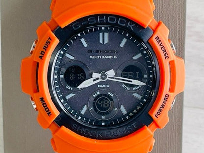 Casio G-Shock AWG-M100MR Multi Band 6 Tough Solar Watch — Japan Import
