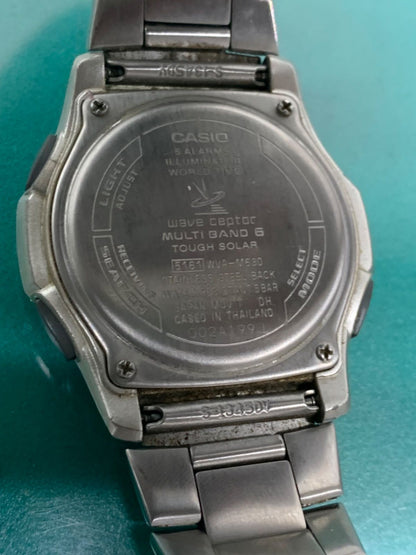 Casio Model WV3-M630 Used Battery-Operated Watch with White Dial — Japan Import