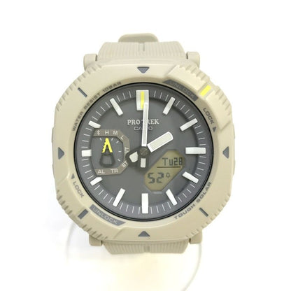 Casio PROTREK Hiker Line PRJ-B001 Bluetooth Solar Japan Import Off White Men Watch