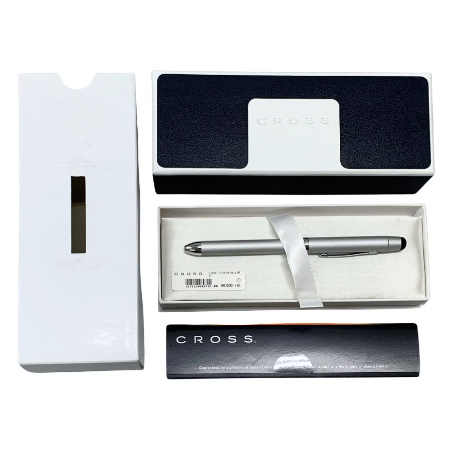 Cross Txsree Satin Chrome Silver Mechanical Pencil and Ballpoint Pen AFB53