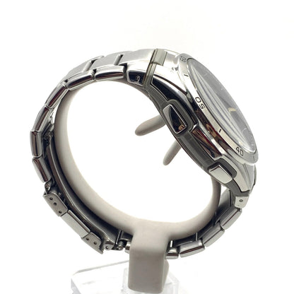 Casio Digital Analog Combination Watch Model WVA-M650 Black Stainless Steel
