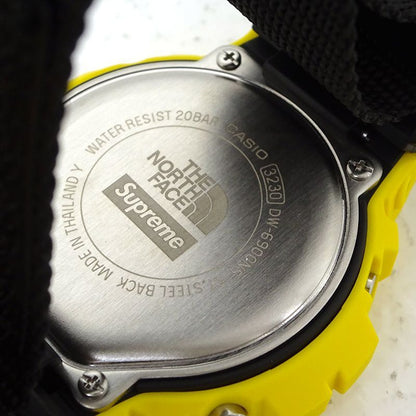 Supreme X The North Face G-Shock Digital Watch DW-6900NS-9JR Yellow — Japan Import