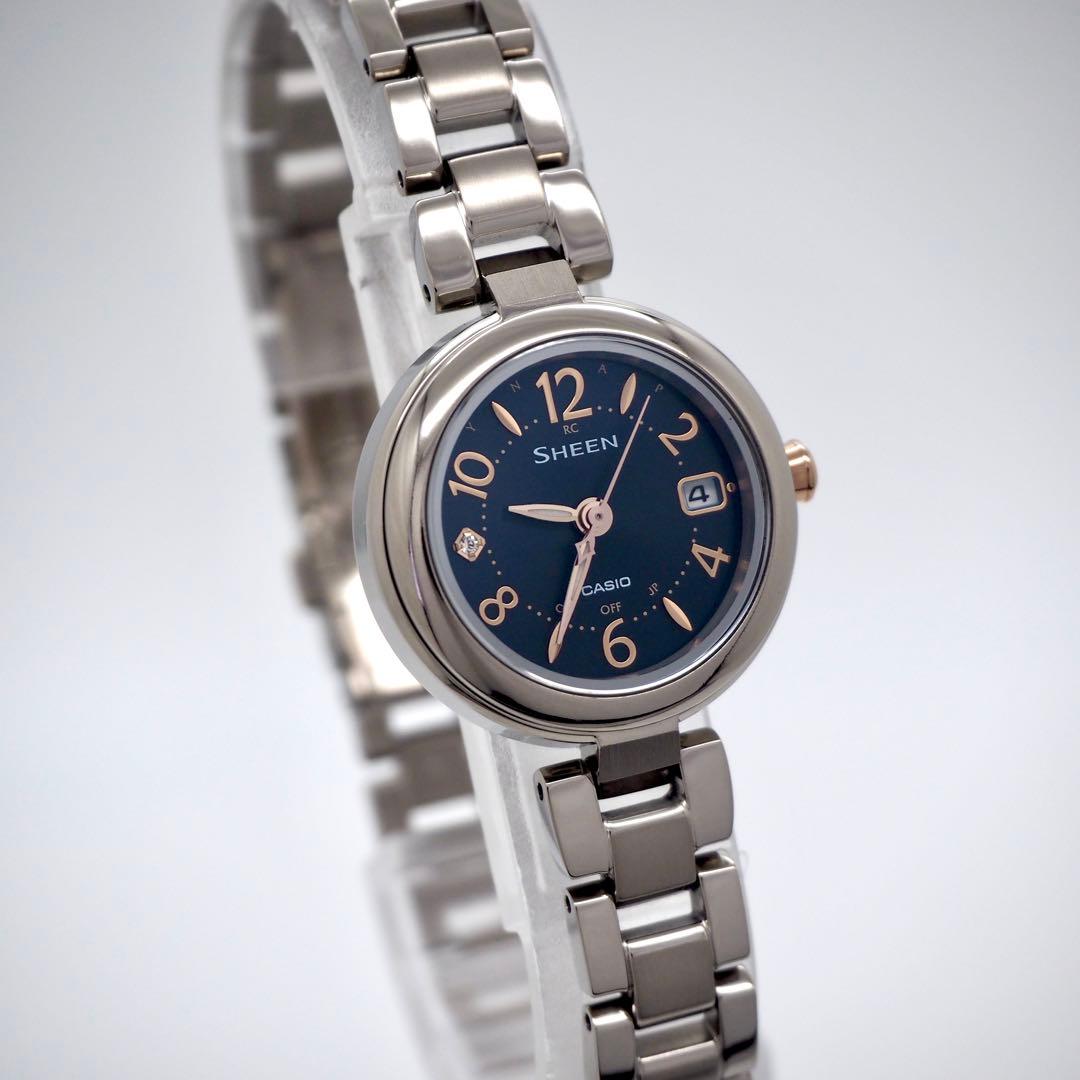 Casio Scene Ladies Radio Solar Watch with Box