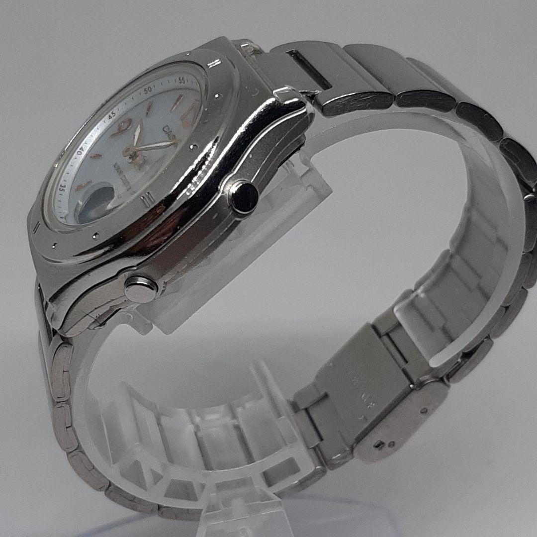 Casio Wave Ceptor LWA-M140 4739 Ladies Solar Radio Watch with Metal Dial — Japan Import