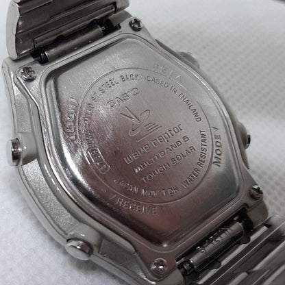Casio Wave Ceptor LWA-M140 4739 Ladies Solar Radio Watch with Metal Dial — Japan Import