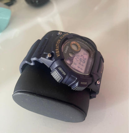 Casio Digital Watch with Vibration Alarm Navy