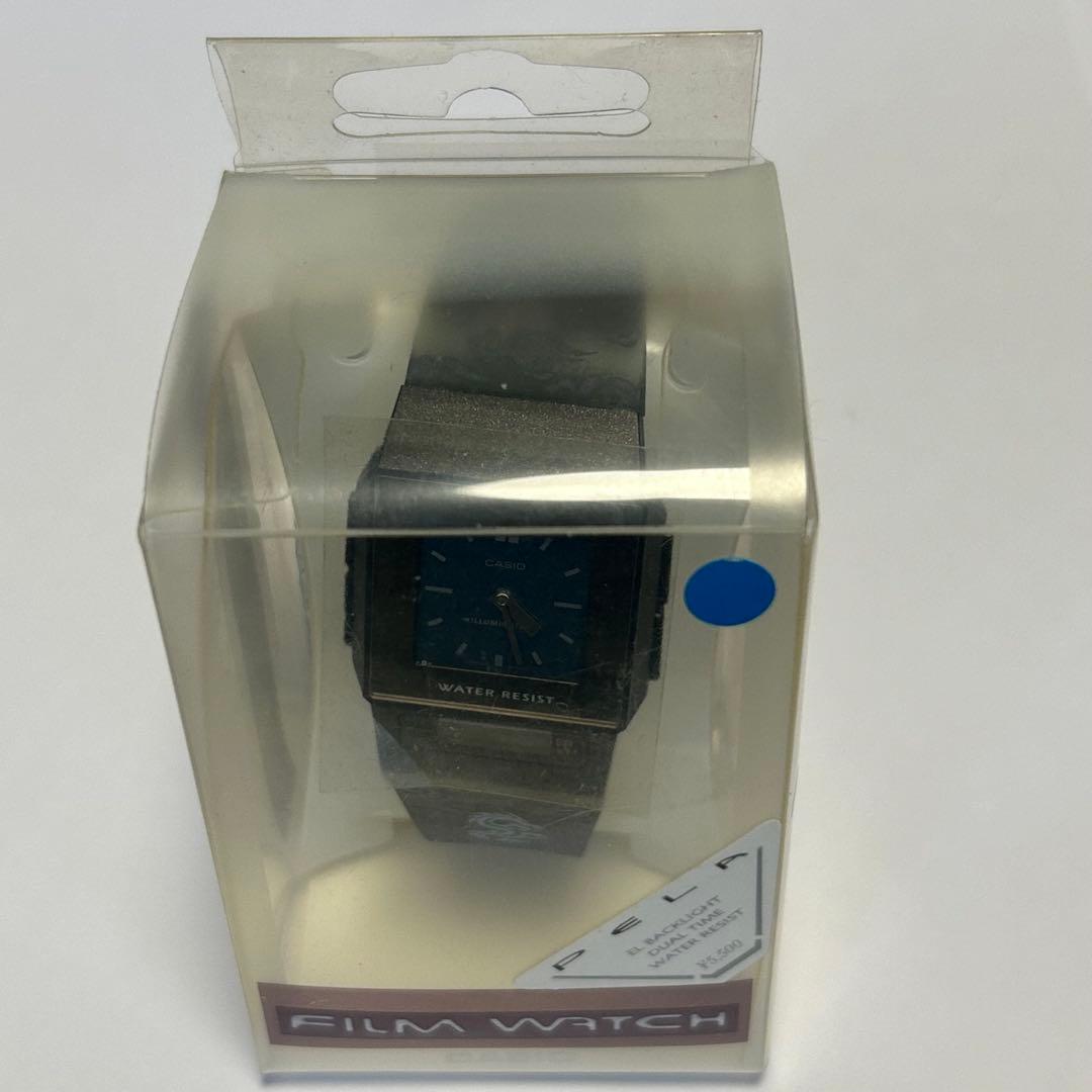 Casio Film Watch PELA FS-01LN Analog Digital Watch 1990s Rare Functional — Japan Import
