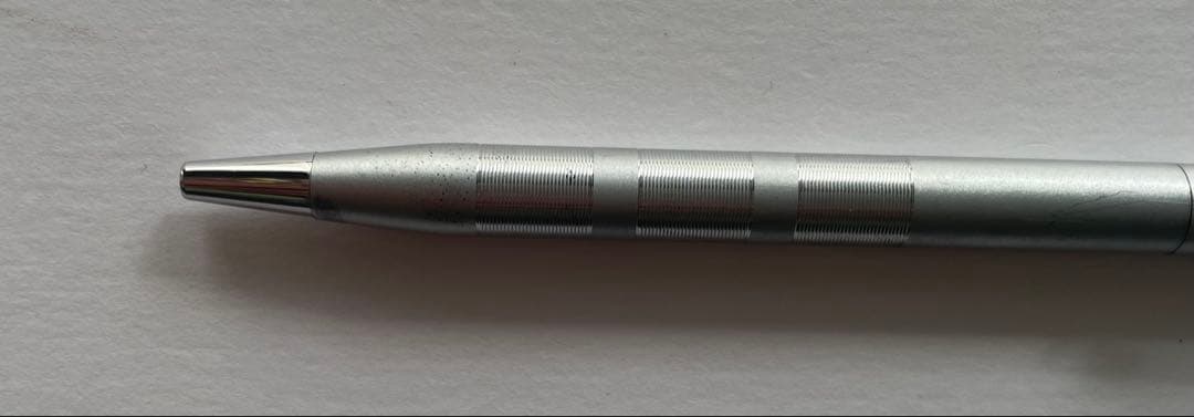 Cross Brand Cross Ballpoint Pen Rotation Style Silver Ink Black - Japan Import