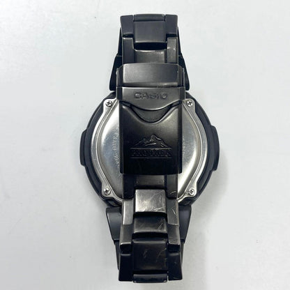 Casio Pro Trek Solar Watch Black — Japan Import