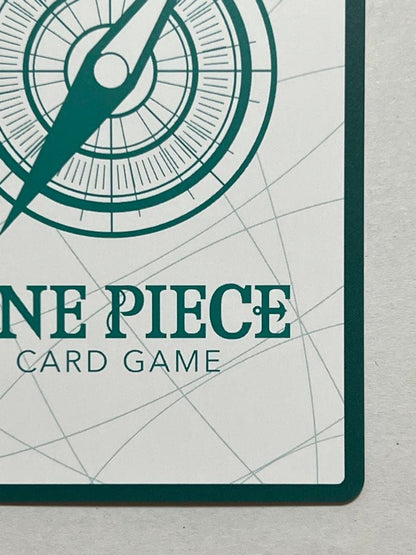 One Piece Card Game Robin Gold Don Super Parallel collectible card with protective sleeve