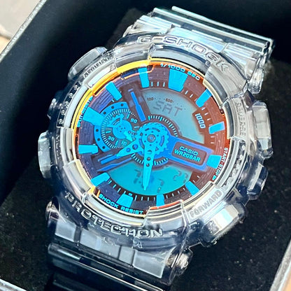 Casio G-Shock GA-110TLS-8AJF Series Watch with Gradient Glass Bezel for Sunset Beach Effect — Japan Import