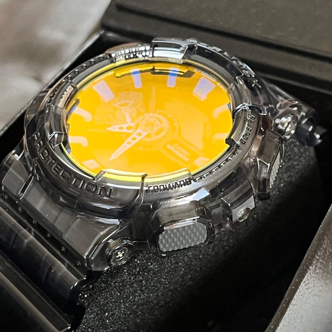 Casio G-Shock GA-110TLS-8AJF Series Watch with Gradient Glass Bezel for Sunset Beach Effect — Japan Import