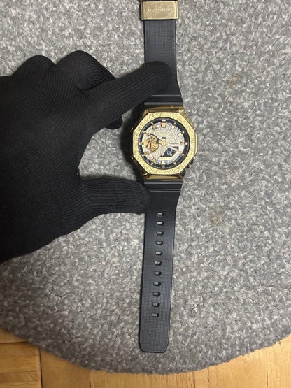 Casio G-Shock GM-2100MG-1AJR Limited Moon Theme Gold Metal Watch — Japan Import